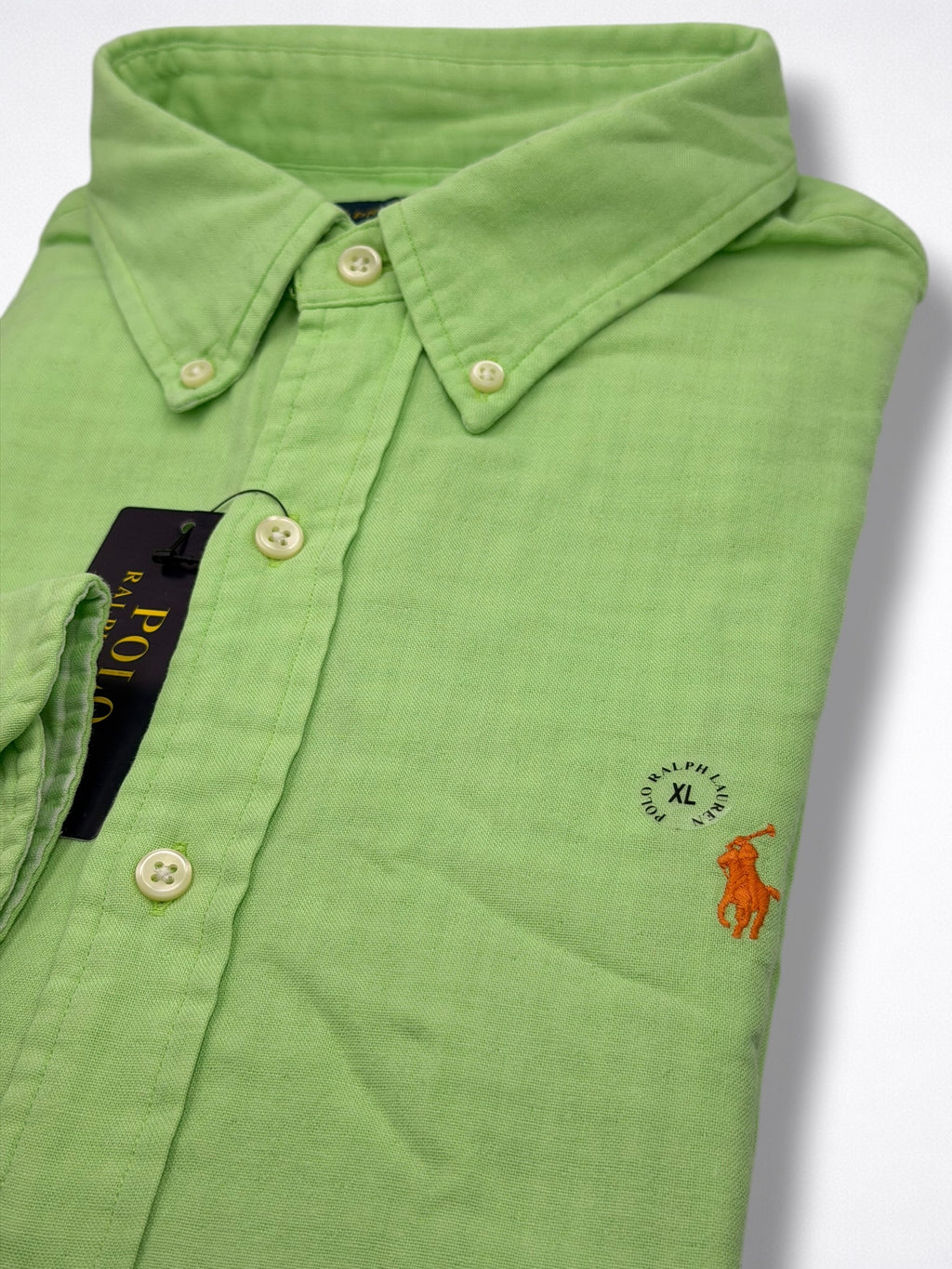 Camisa Polo Ralph Lauren Classic Fit Manga Larga Talla L