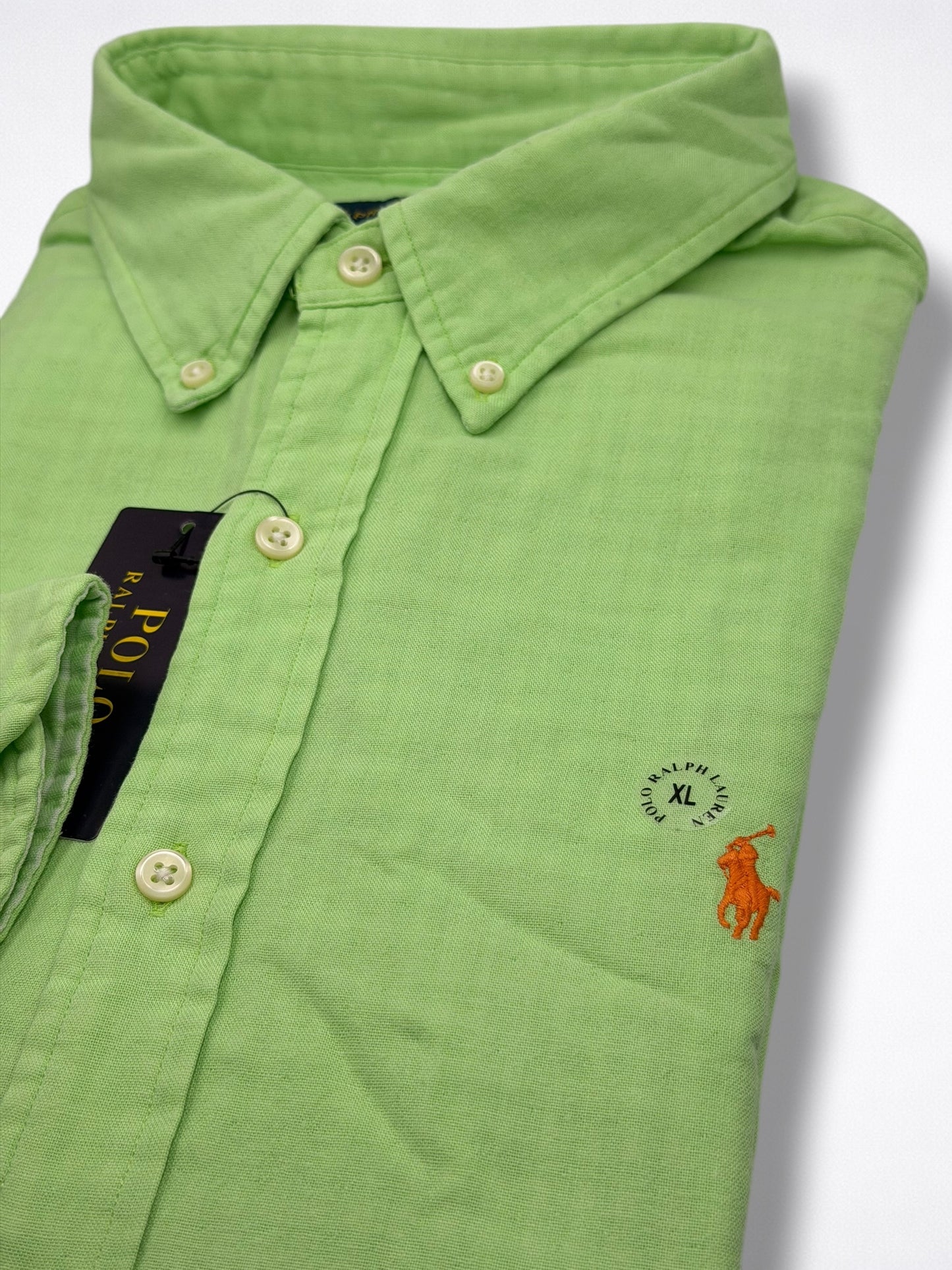 Camisa Polo Ralph Lauren Classic Fit Manga Larga Talla L