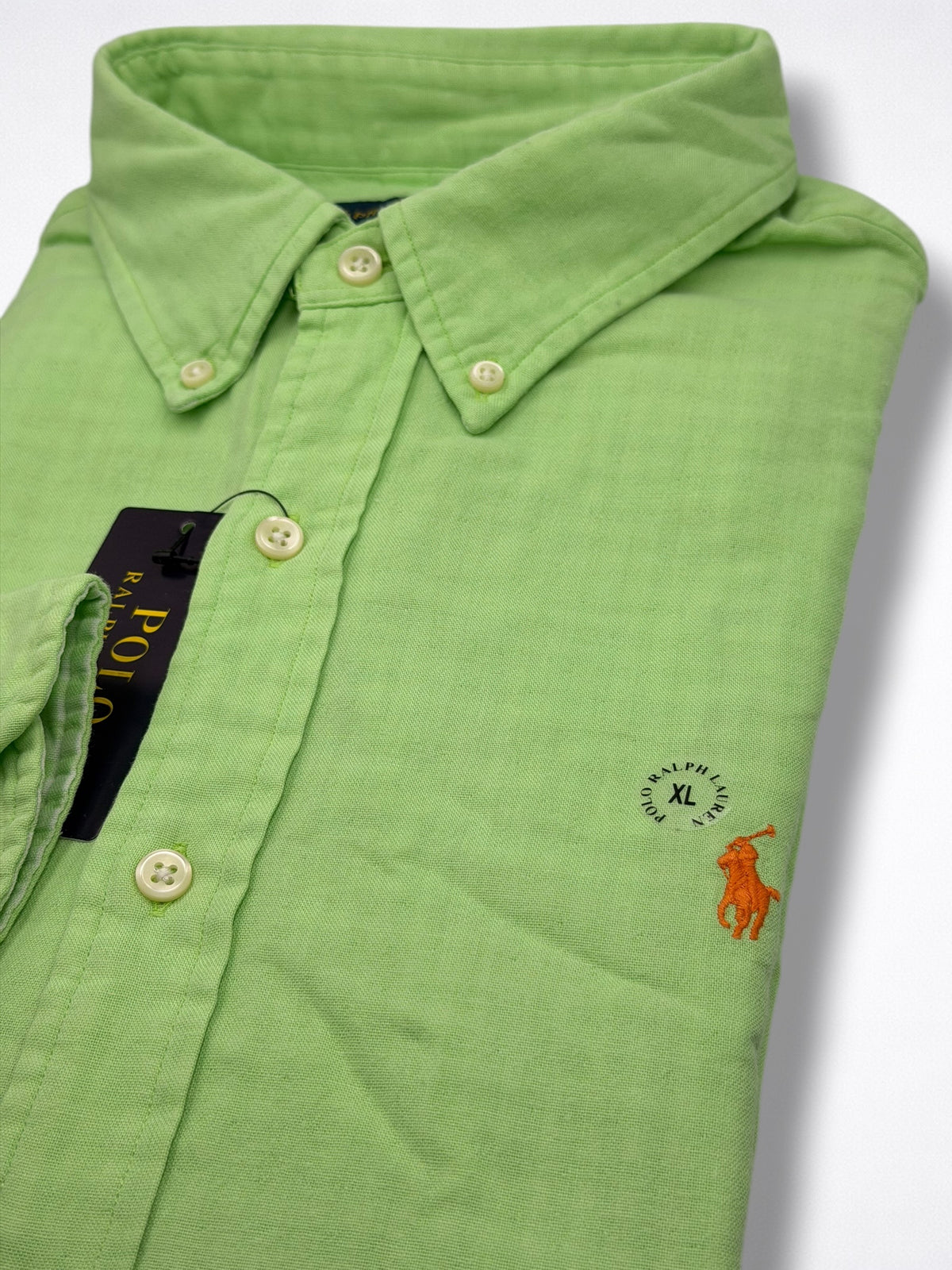 Camisa Polo Ralph Lauren Classic Fit Manga Larga Talla L
