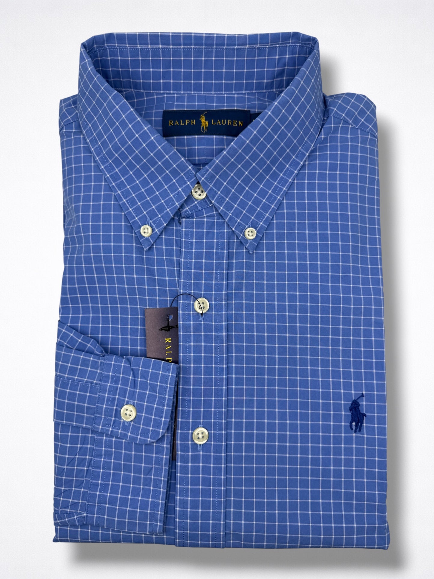 Camisa Polo Ralph Lauren Classic Fit Manga Larga Talla L