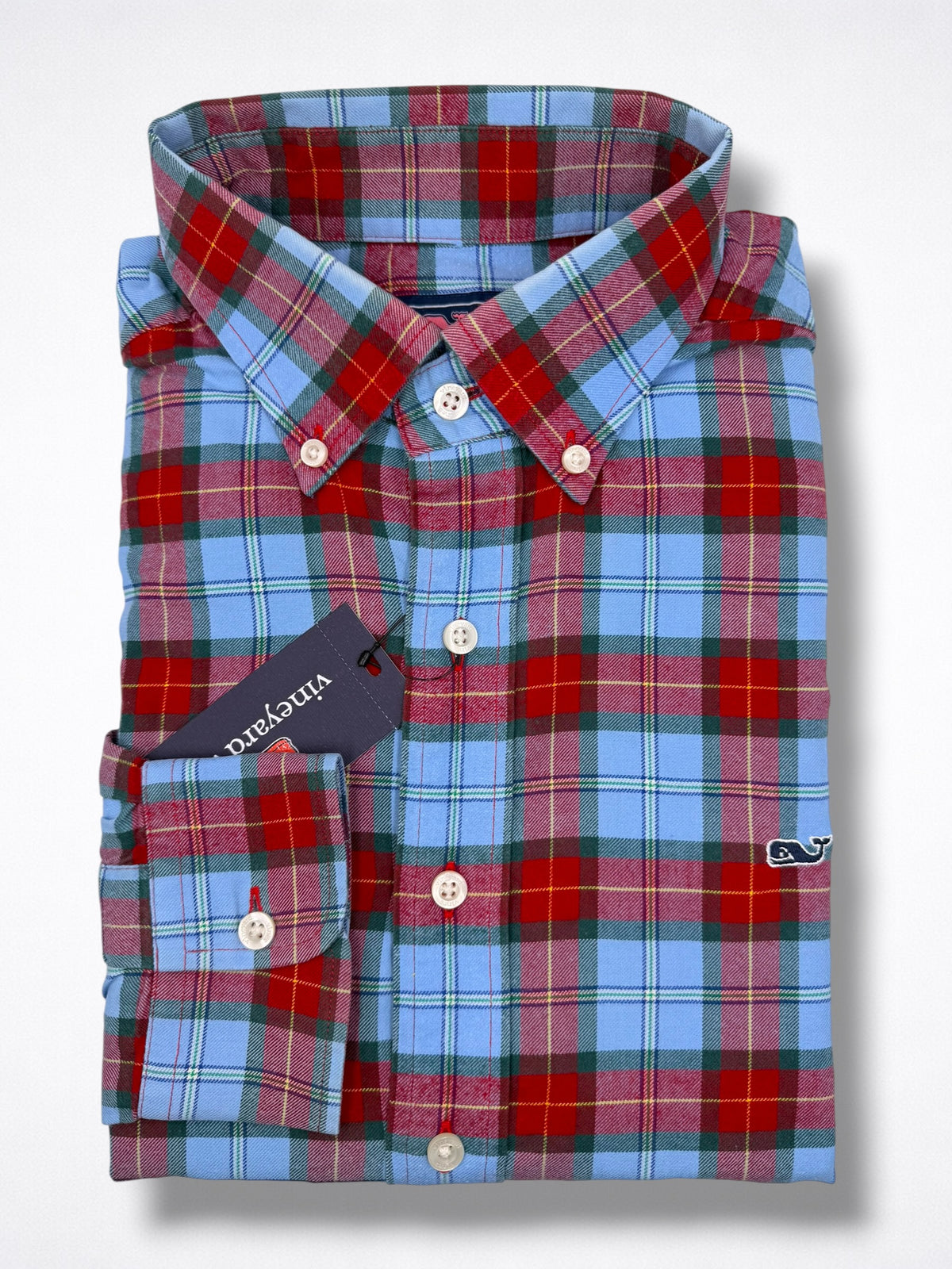 Camisa Vineyard Vines Classic Fit Manga Larga Talla M