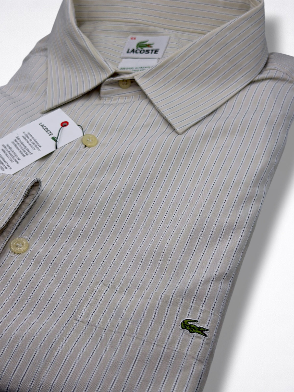 Camisa Lacoste Classic Fit Manga Larga Talla XL
