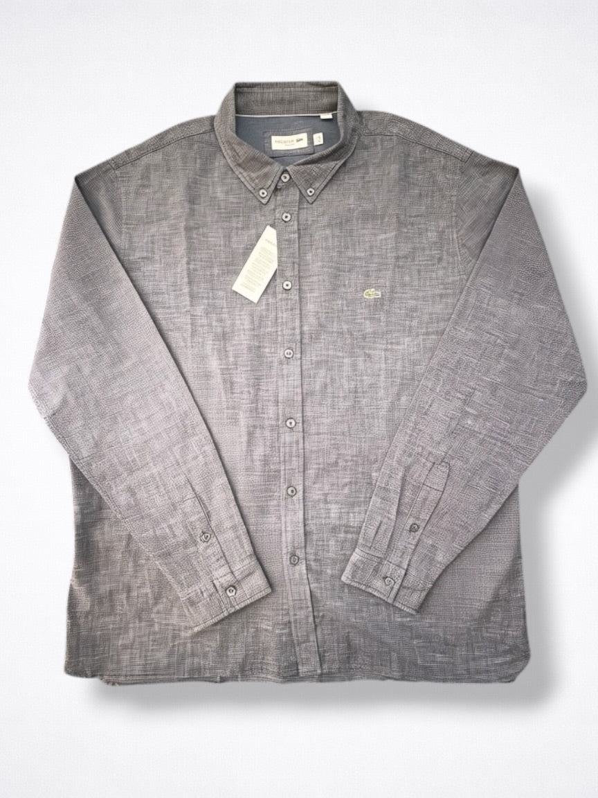 Camisa Lacoste Classic Fit Manga Larga Talla XL