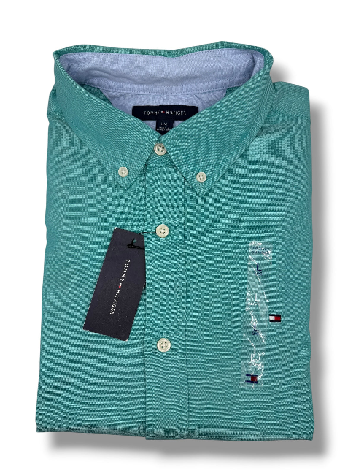 Camisa Tommy Hilfiger Classic Fit Manga Corta Talla L