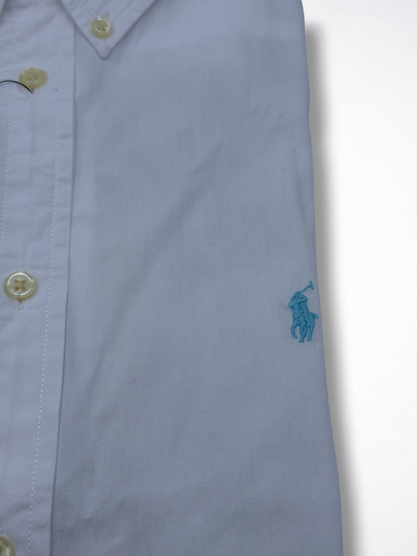 Camisa Polo Ralph Lauren XL 18-20 Adolescente Custom Fit Manga Corta Sirve para Talla S