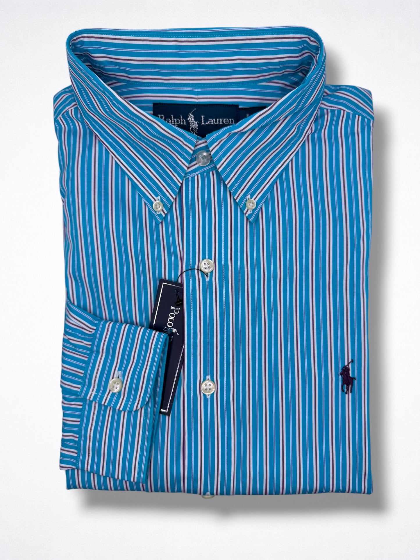 Camisa Polo Ralph Lauren Classic Fit Manga Larga Talla L