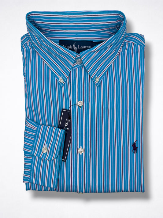 Camisa Polo Ralph Lauren Classic Fit Manga Larga Talla L