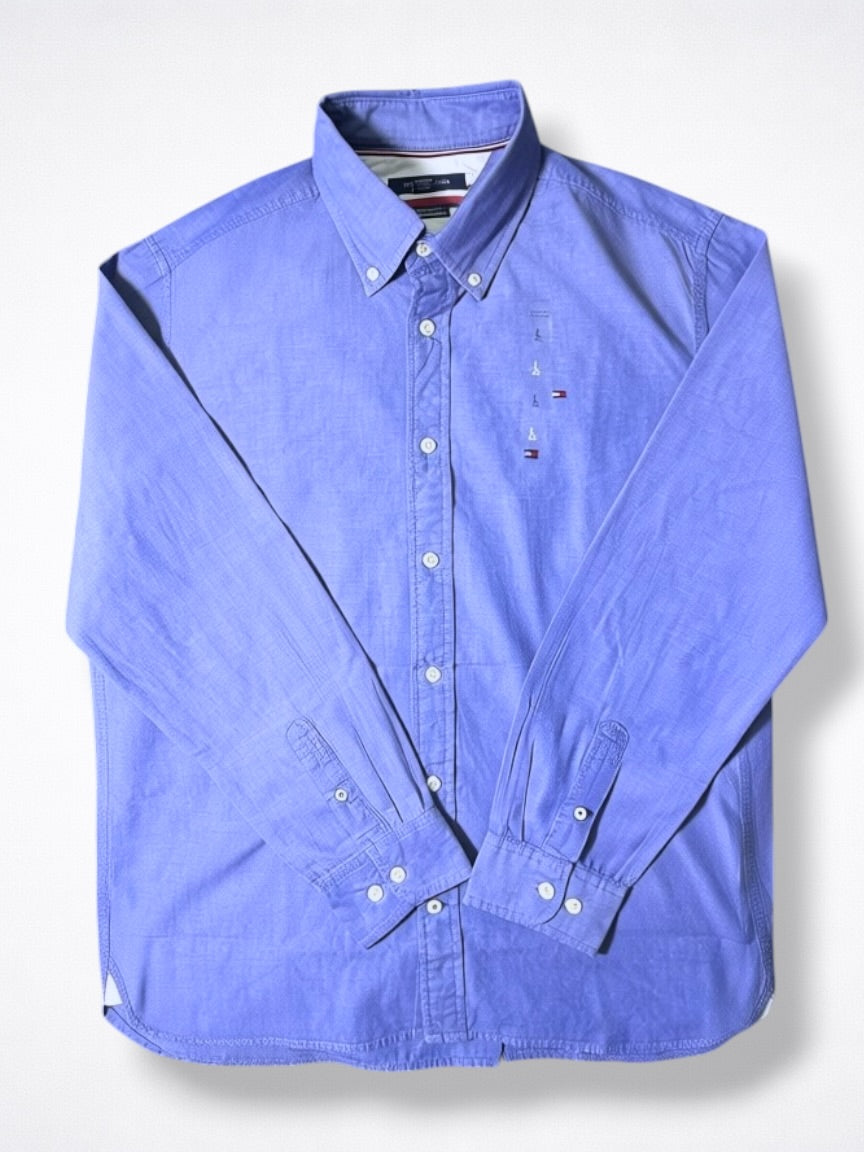 Camisa Tommy Hilfiger Classic Fit Manga Larga Talla L