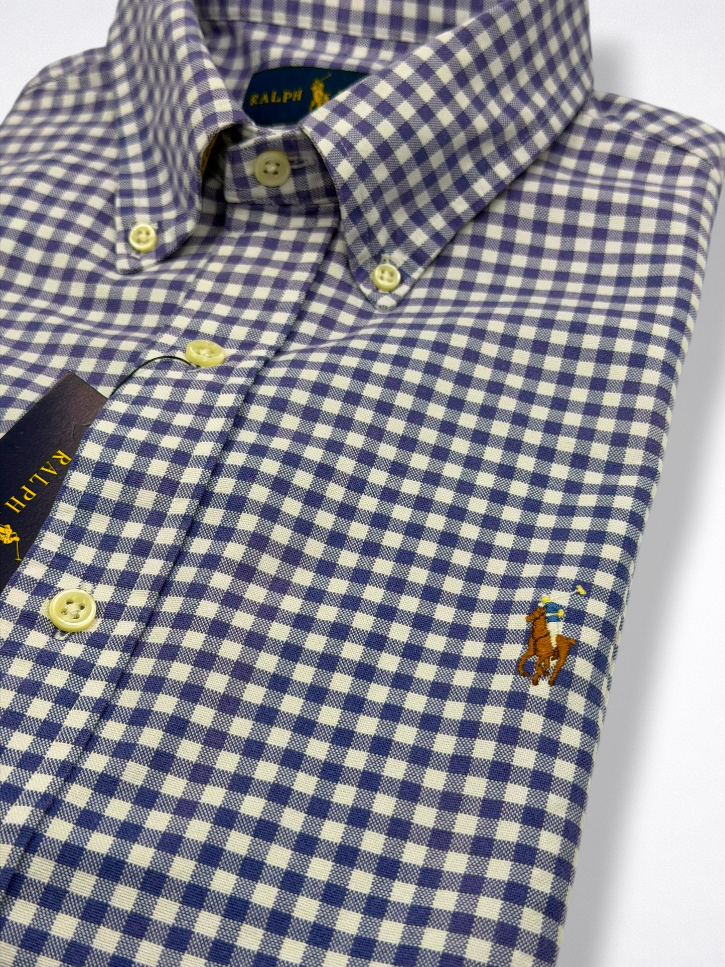 Camisa Polo Ralph Lauren Classic Fit Manga Larga Talla M