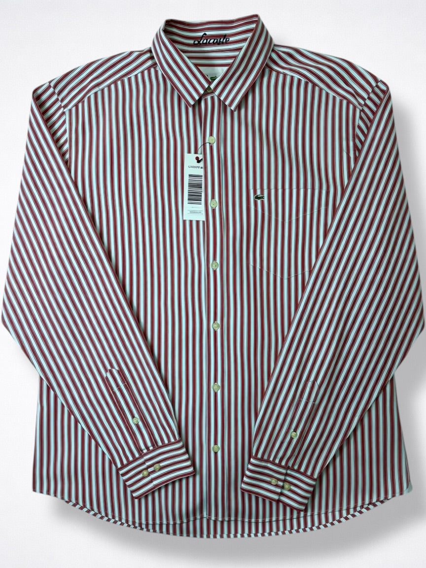 Camisa Lacoste Classic Fit Manga Larga Talla L