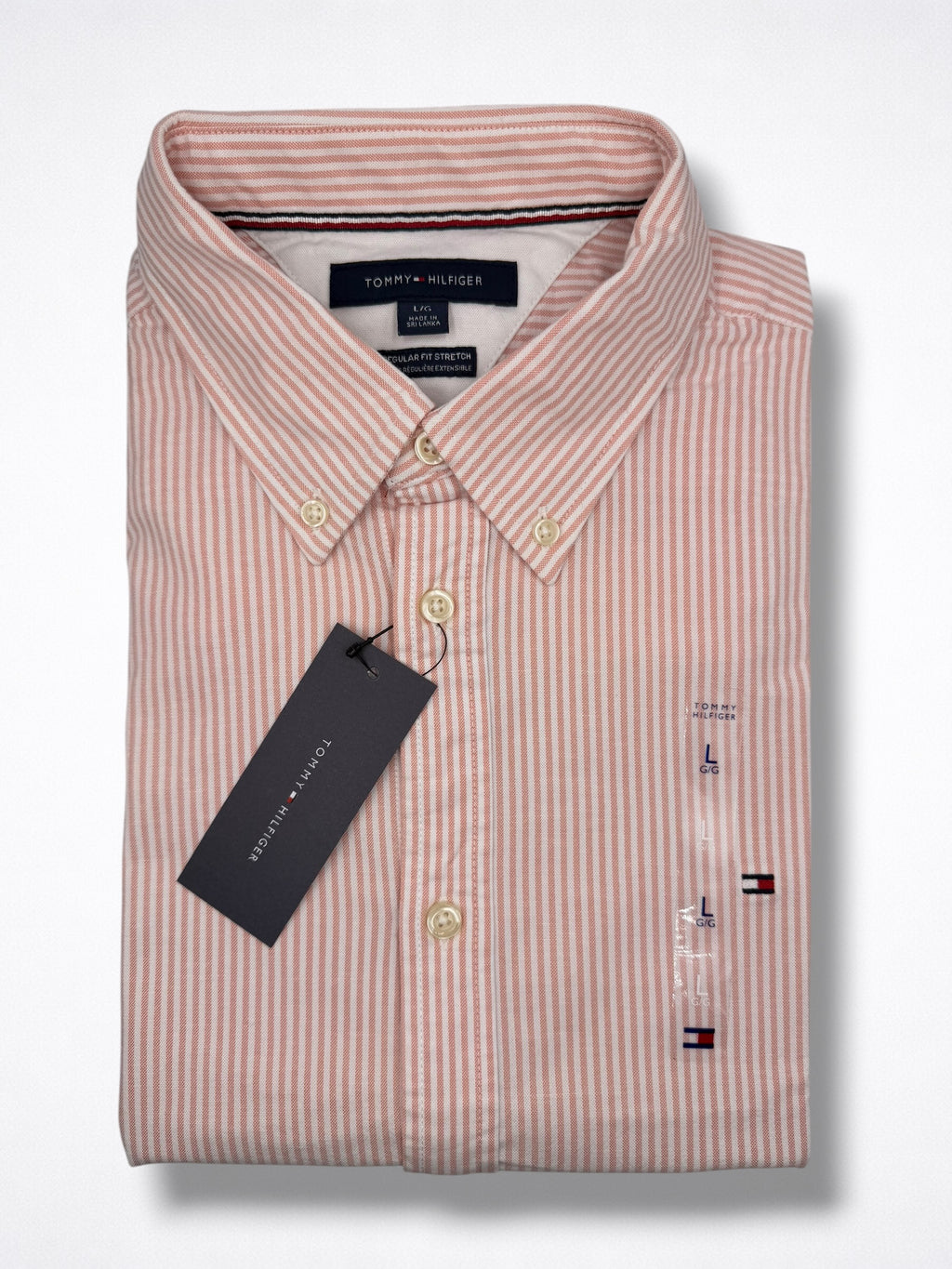 Camisa Tommy Hilfiger Classic Fit Manga Corta Talla L