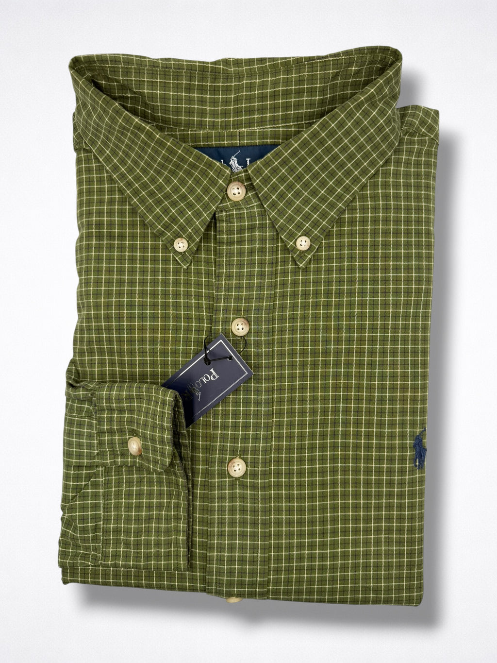 Camisa Polo Ralph Lauren Classic Fit Manga Larga Talla XL