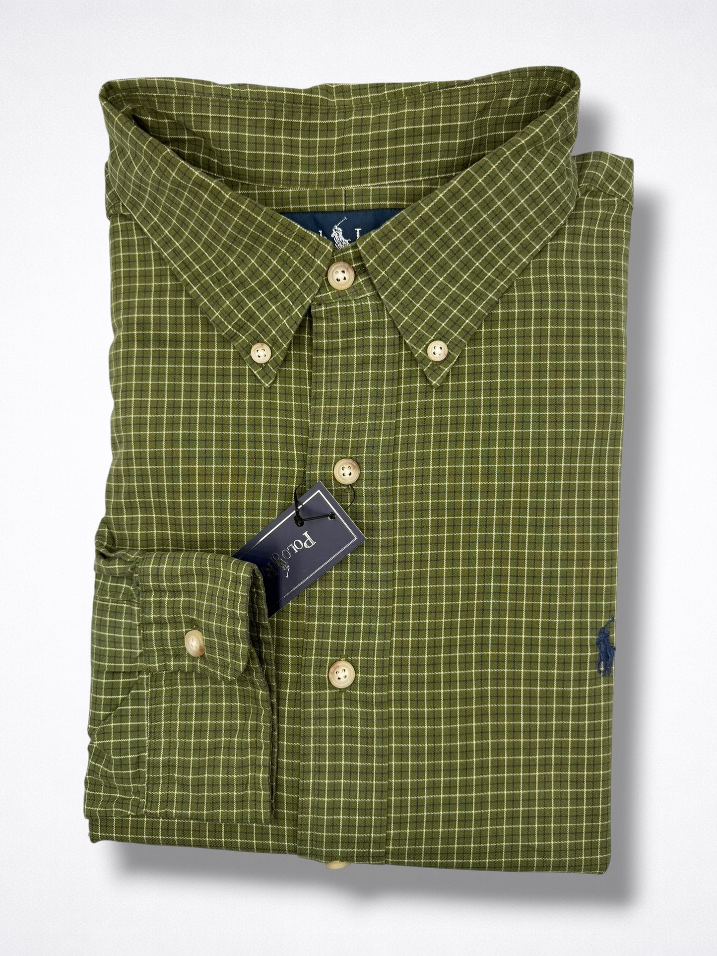Camisa Polo Ralph Lauren Classic Fit Manga Larga Talla XL