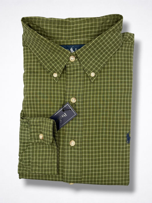 Camisa Polo Ralph Lauren Classic Fit Manga Larga Talla XL