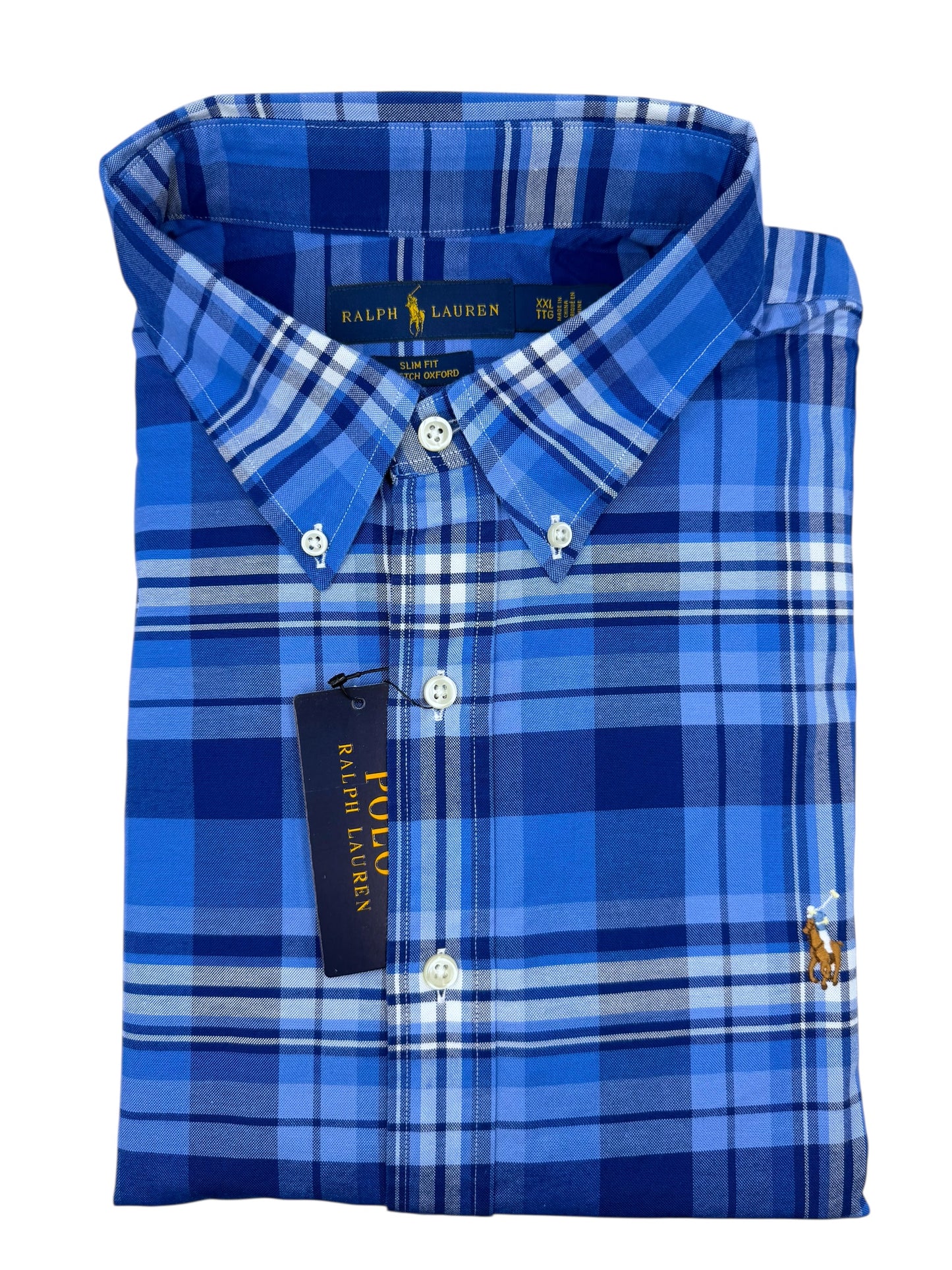 Camisa Polo Ralph Lauren Classic Fit Manga Larga Talla XL
