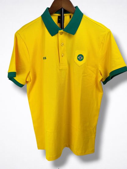 Playera Boss Brasil Regular Fit Tipo Polo Talla XL