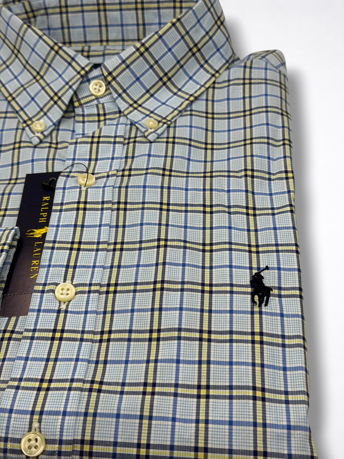 Camisa Polo Ralph Lauren Classic Fit Manga Larga Talla S
