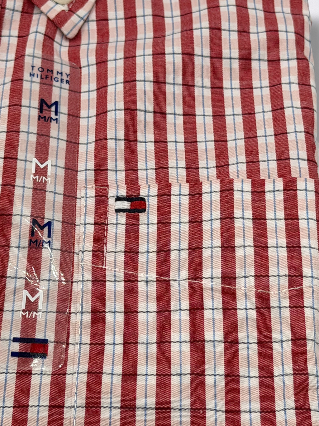 Camisa Tommy Hilfiger Classic Fit manga larga talla M