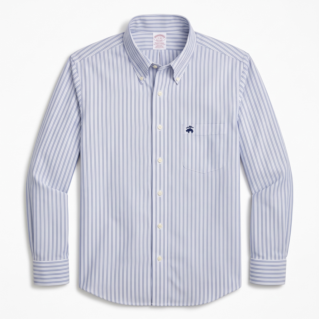 Camisa Brooks Brothers Classic Fit manga larga talla XL