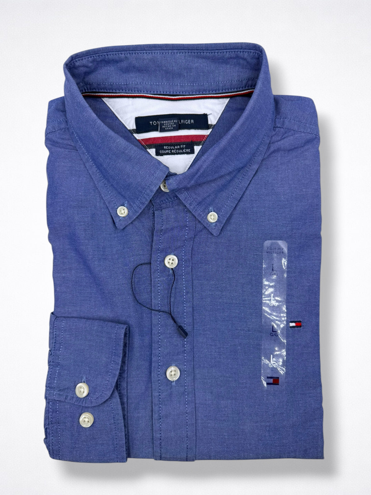 Camisa Tommy Hilfiger Classic Fit Manga Larga Talla L