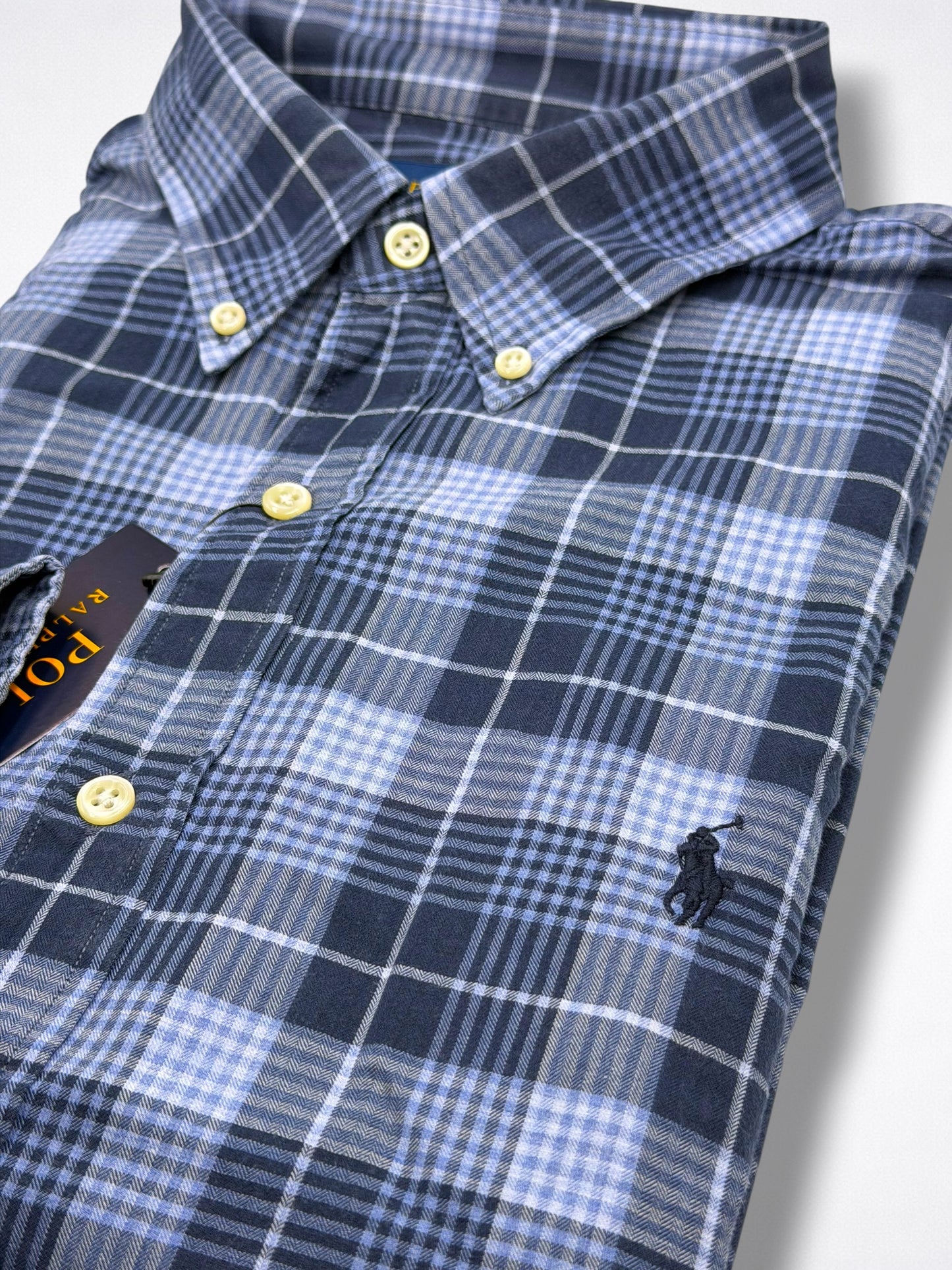 Camisa Polo Ralph Lauren Classic Fit Manga Larga Talla M