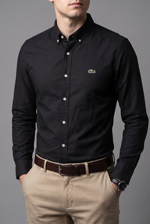 Camisa Lacoste talla XL slim fit stretch, viene reducida, sirve para talla M