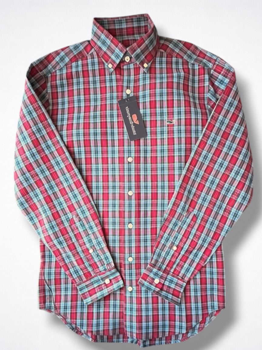 Camisa Vineyard Vines Classic Fit Manga Larga Talla XS