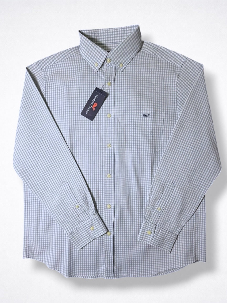 Camisa Vineyard Vines Classic Fit Manga Larga Talla L