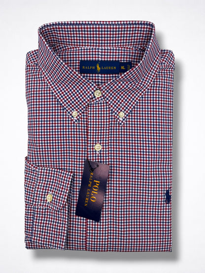 Camisa Polo Ralph Lauren Classic Fit Manga Larga Talla XL