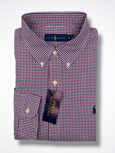Camisa Polo Ralph Lauren Classic Fit Manga Larga Talla XL