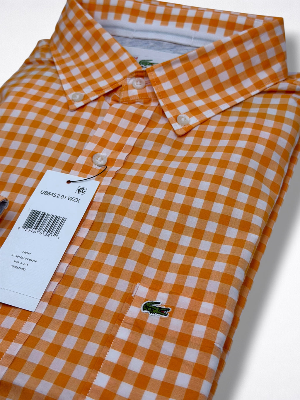 Camisa Lacoste Classic Fit Manga Larga Talla XL