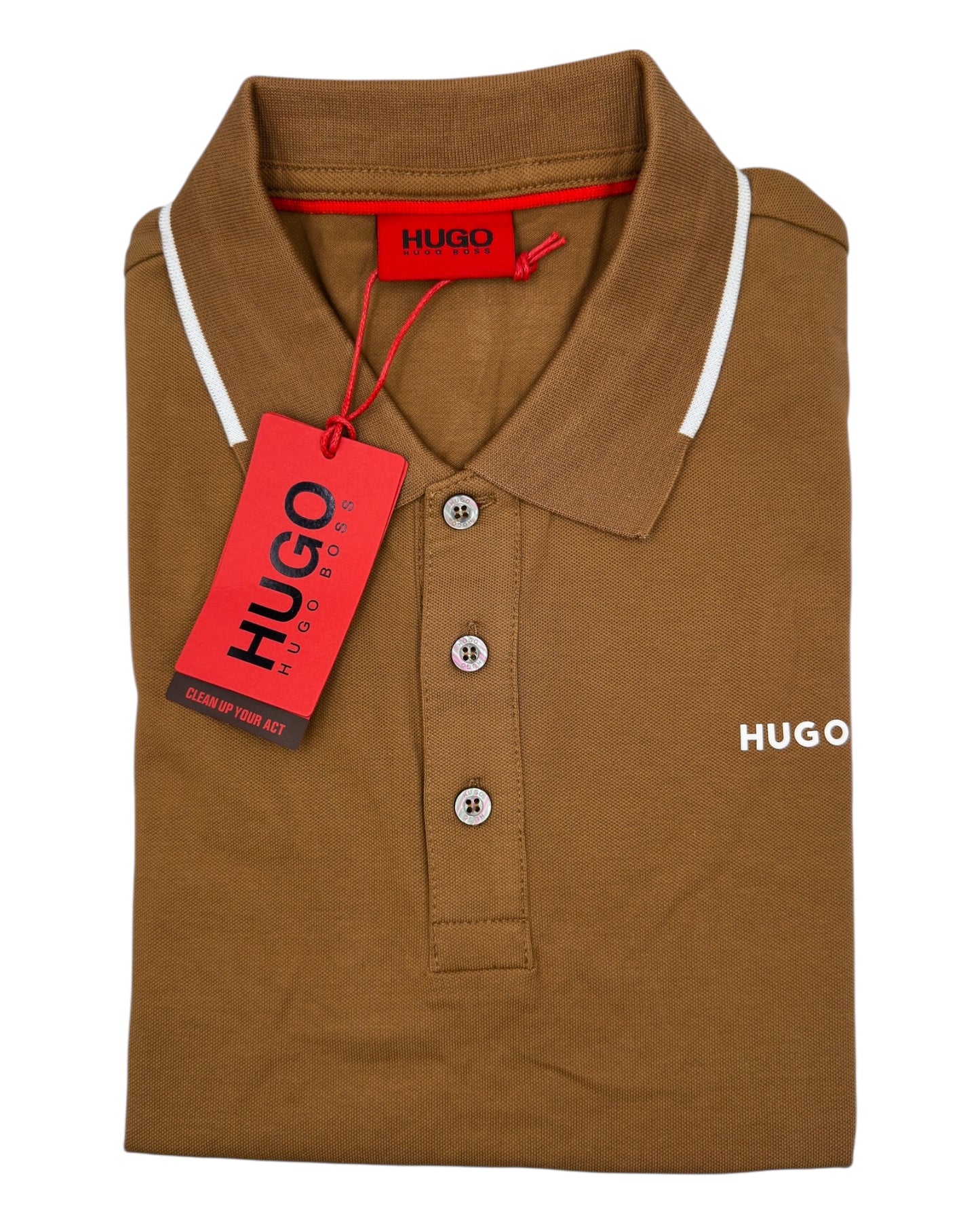 Playera Hugo Regular Fit Tipo Polo Talla M