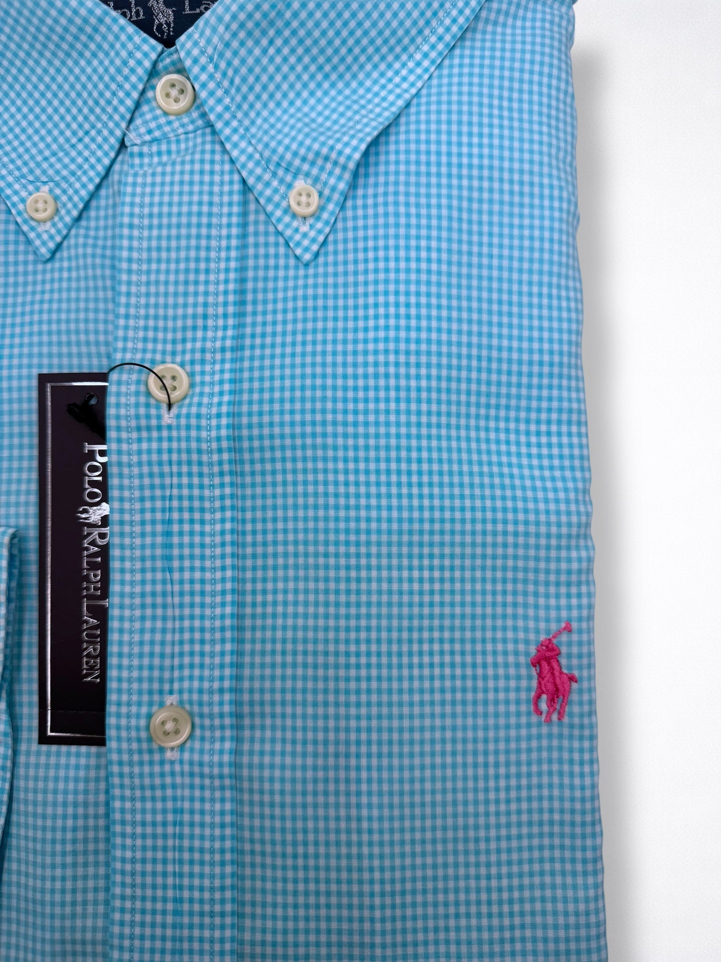 Camisa Polo Ralph Lauren Custom Fit Manga Larga Talla XL