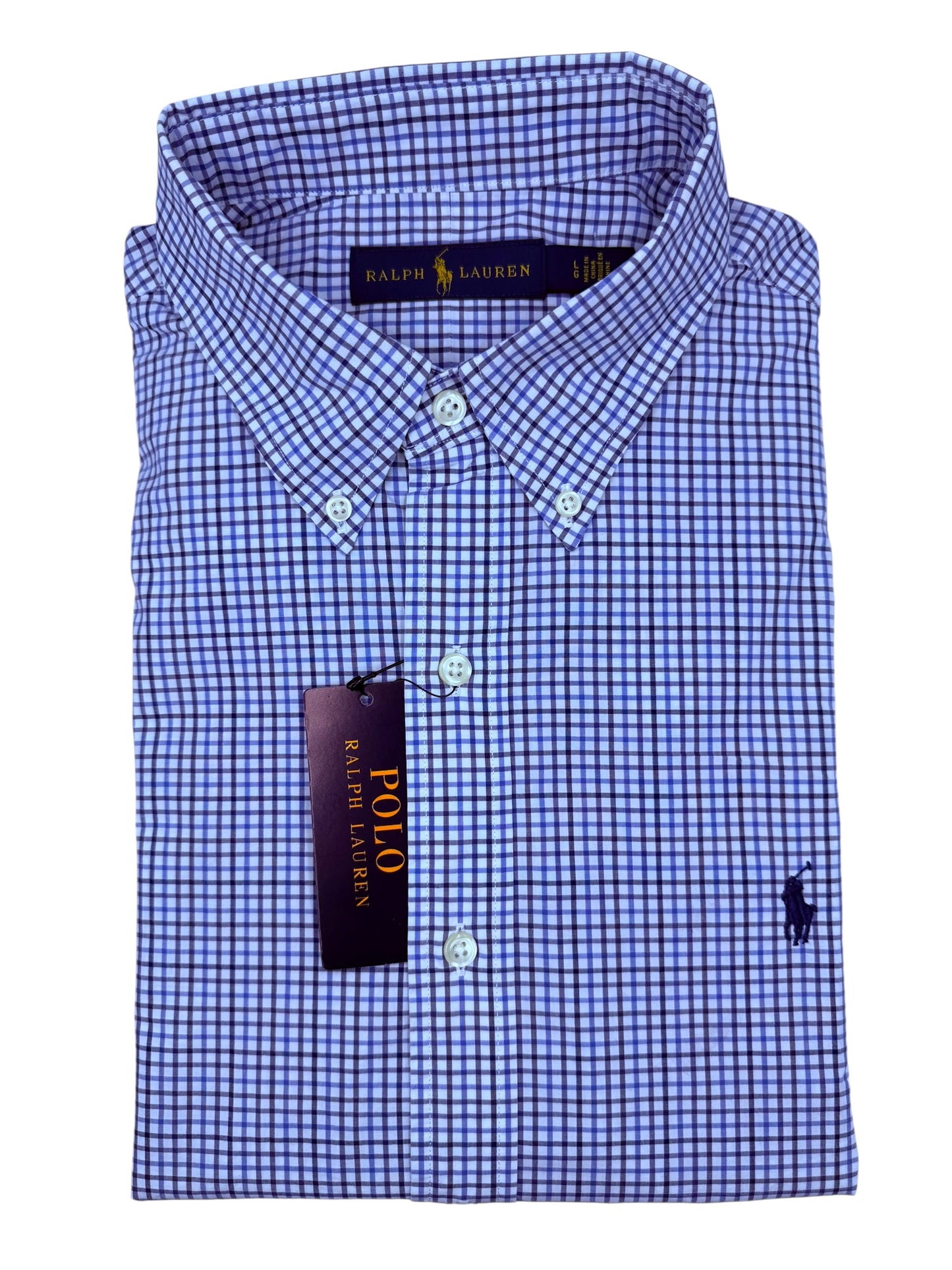 Camisa Polo Ralph Lauren Classic Fit Manga Larga Talla L