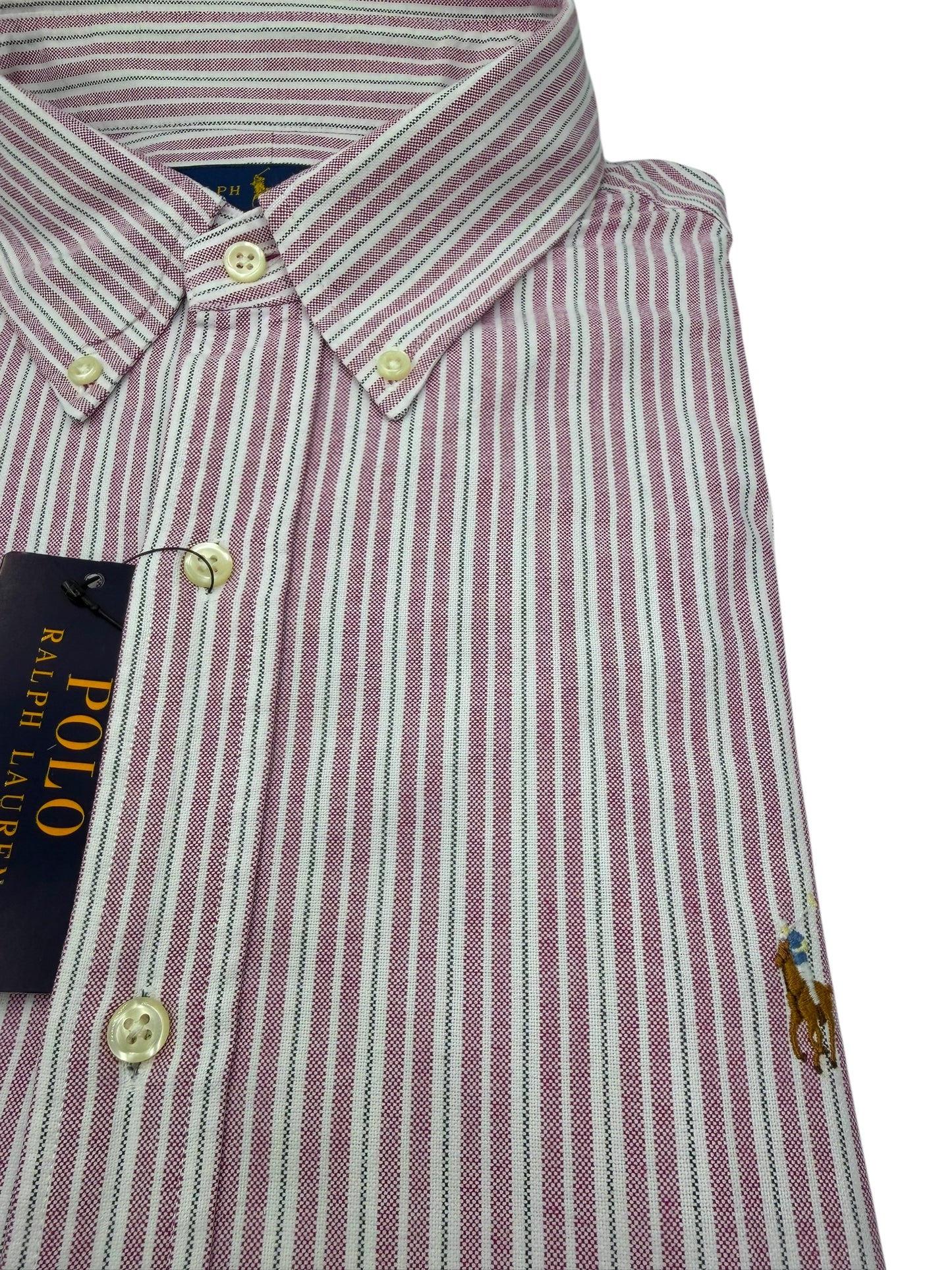 Camisa Polo Ralph Lauren Classic Fit Manga Larga Talla XL