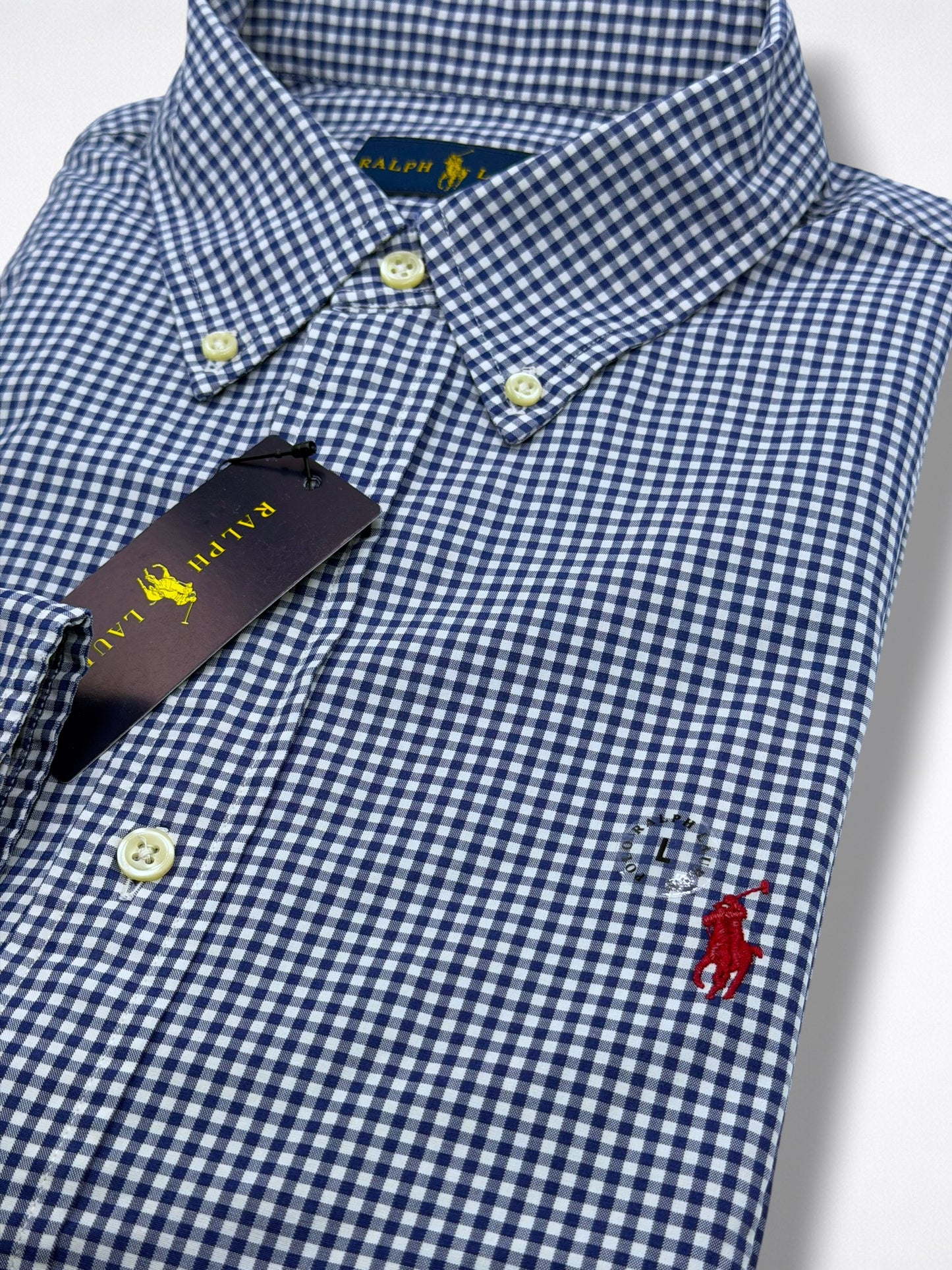 Camisa Polo Ralph Lauren Classic Fit Manga Larga Talla L