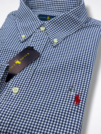 Camisa Polo Ralph Lauren Classic Fit Manga Larga Talla L