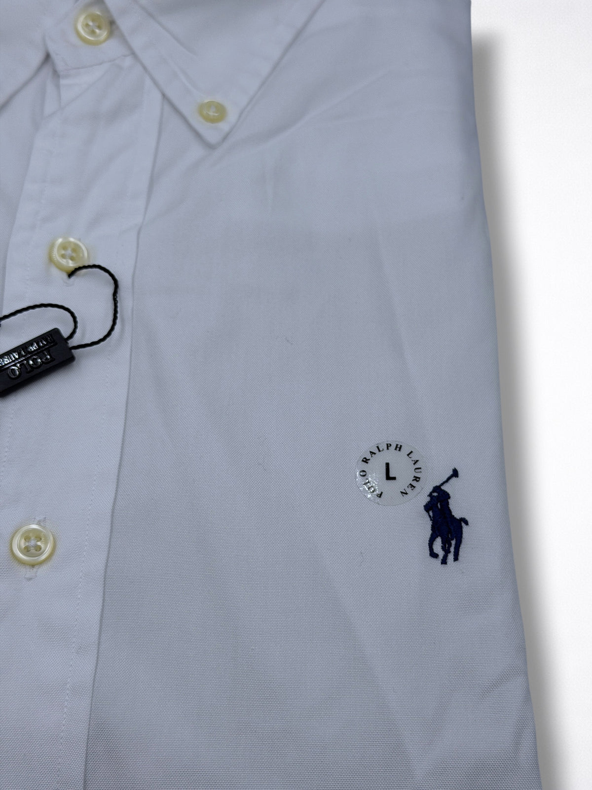 Camisa Polo Ralph Lauren Classic Fit Manga Larga Talla L