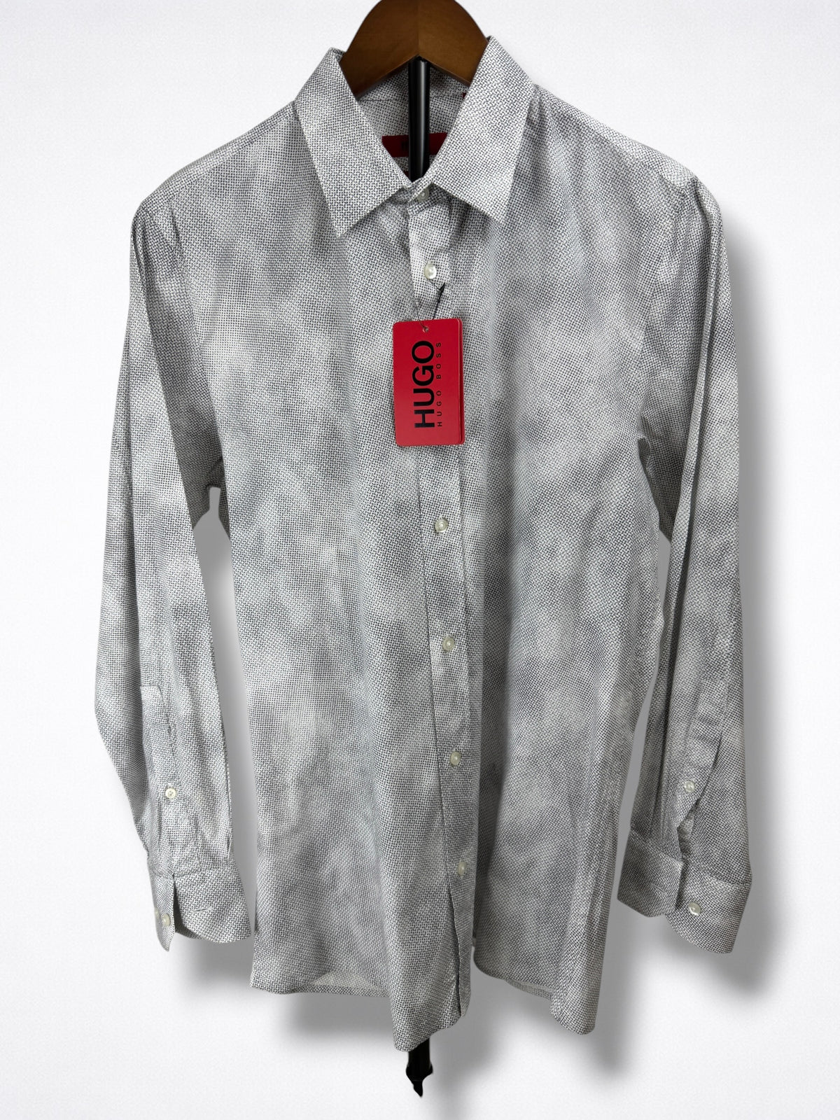 Camisa Hugo Custom Fit Manga Larga Talla S