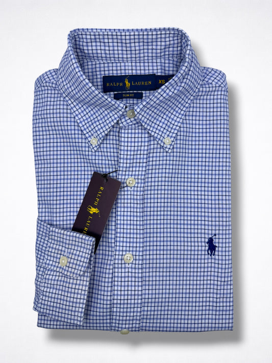 Camisa Polo Ralph Lauren Slim Fit Manga Larga Talla XS