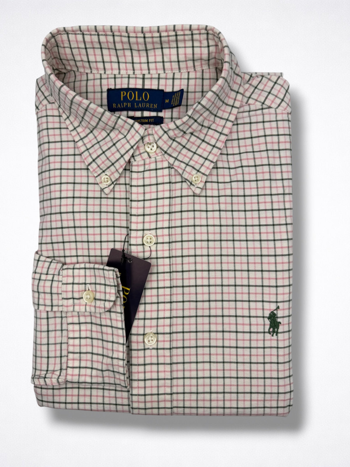 Camisa Polo Ralph Lauren Custom fit manga larga talla M