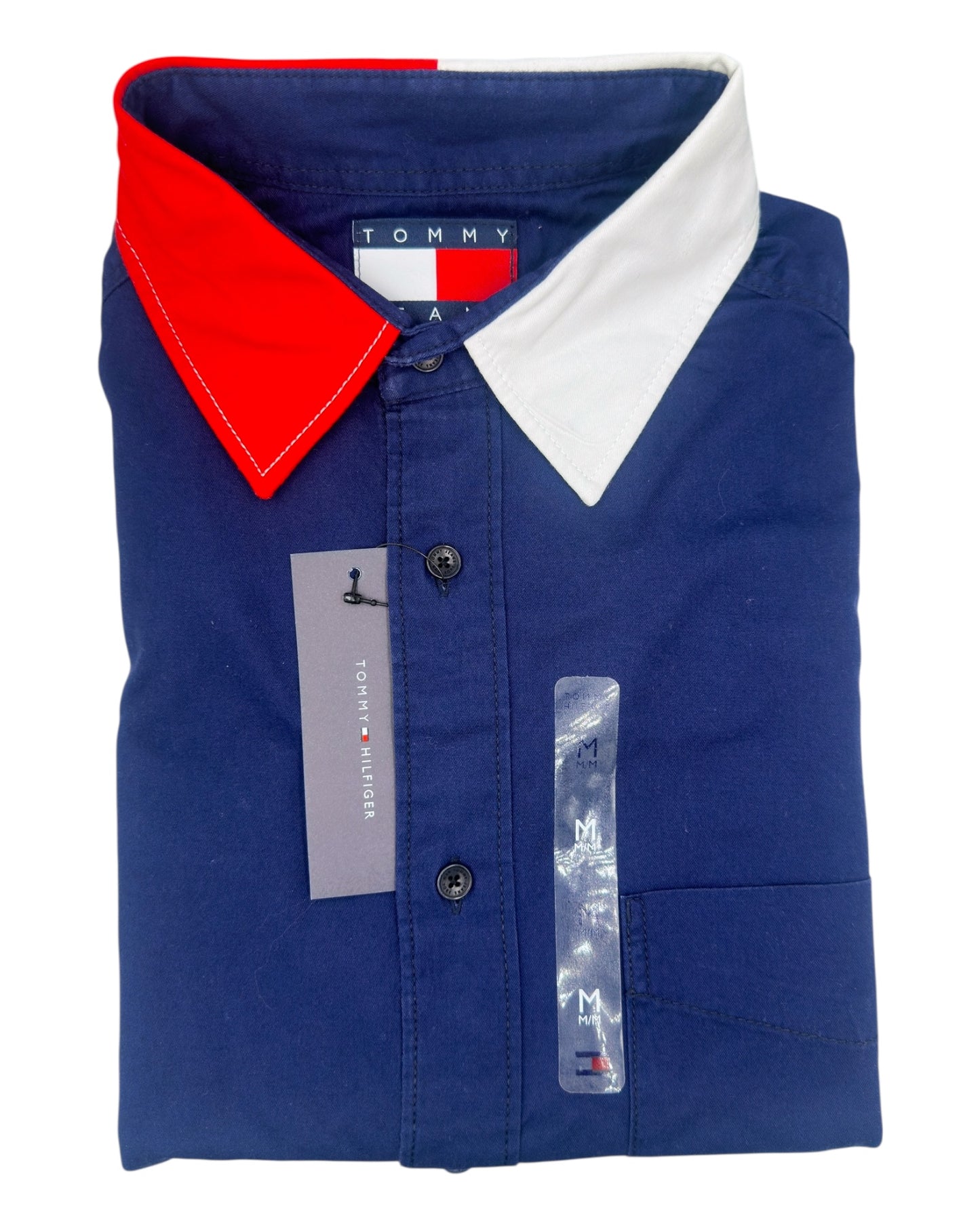 Camisa Tommy Hilfiger Classic Fit Manga Larga Talla L