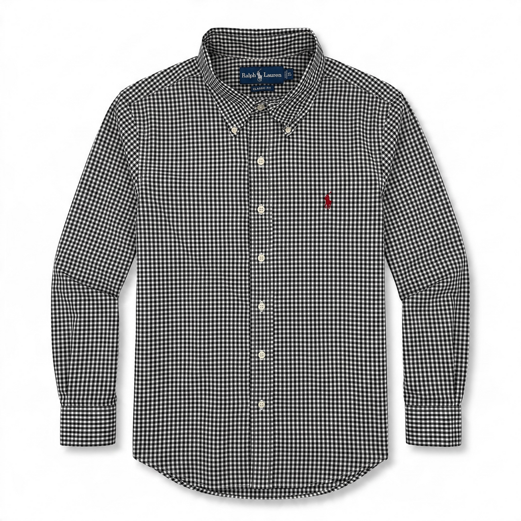 Camisa Polo Ralph Lauren Classic Fit manga larga talla XL