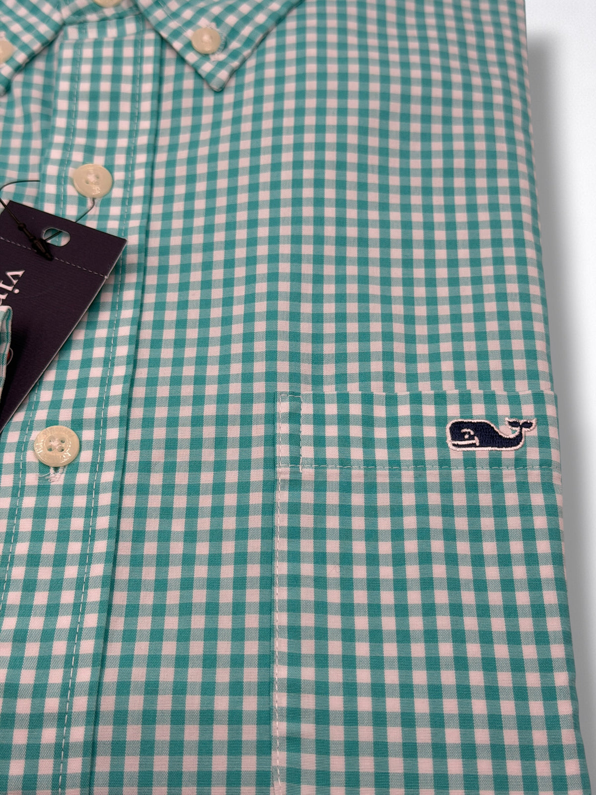Camisa Vineyard Vines Classic Fit Manga Larga Talla M