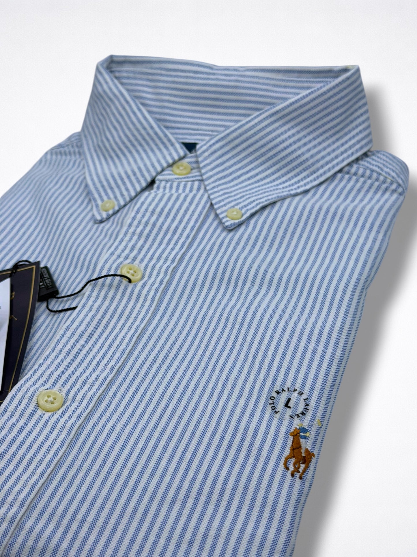 Camisa Polo Ralph Lauren Classic Fit Manga Larga Talla L