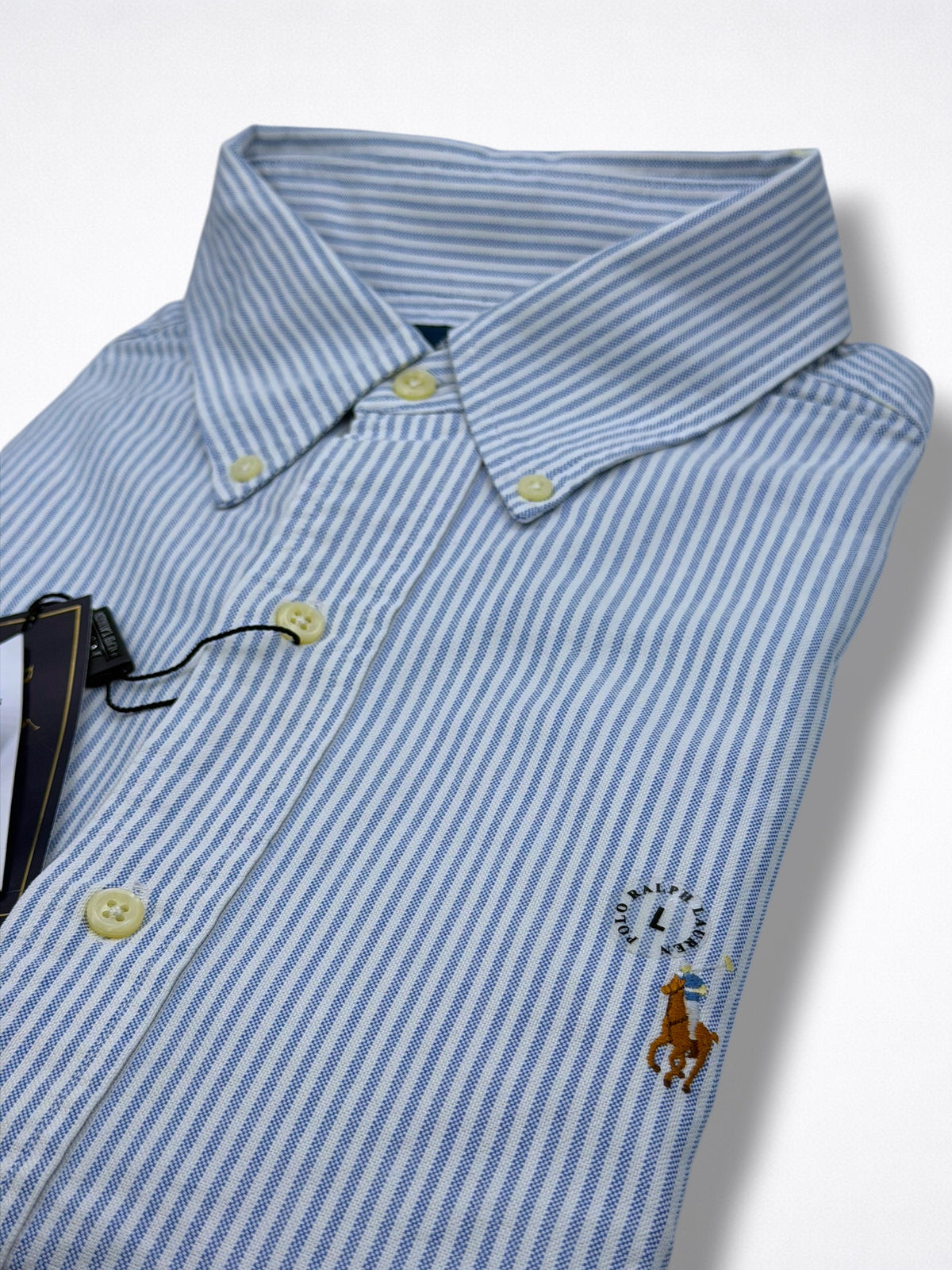 Camisa Polo Ralph Lauren Classic Fit Manga Larga Talla L