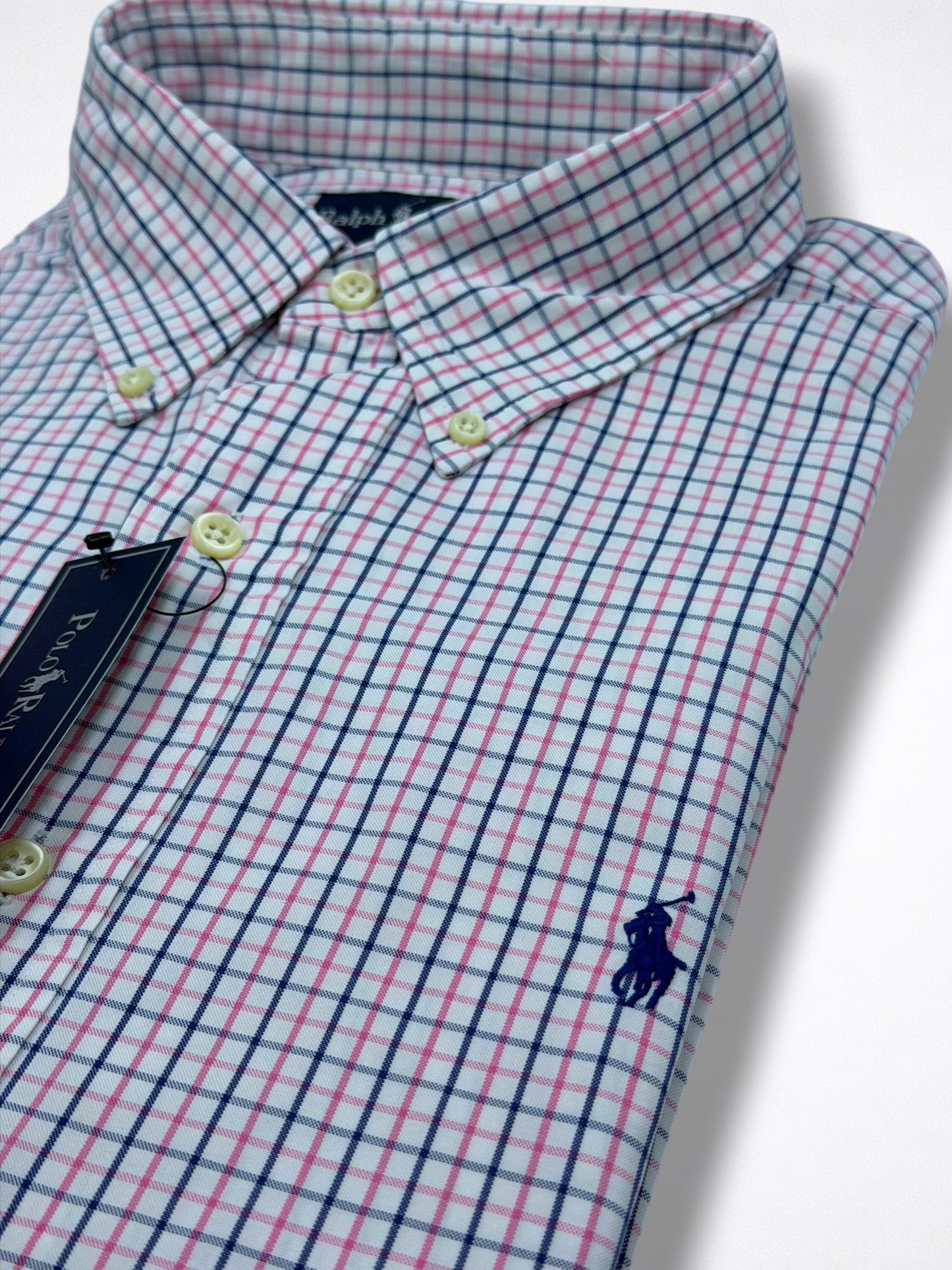 Camisa Polo Ralph Lauren Classic Fit Manga Larga Talla L