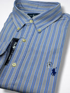 Camisa  Polo Ralph Lauren 17 Custom Fit Manga Larga 34/35 Talla XL