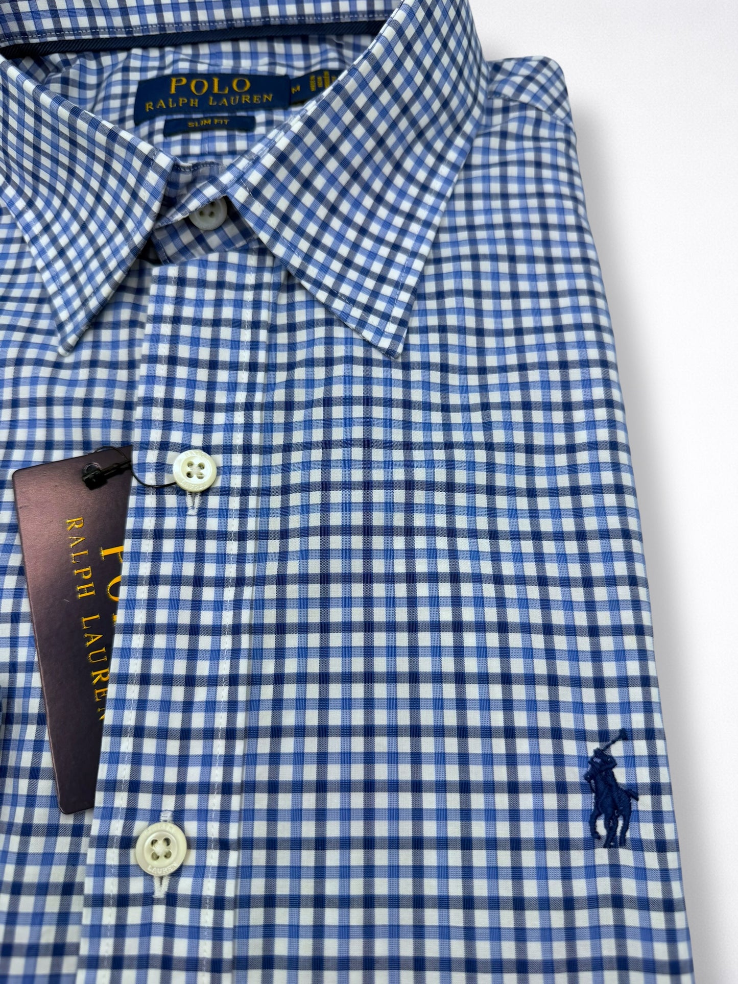 Camisa Polo Ralph Lauren Slim  Fit Manga Larga Talla M