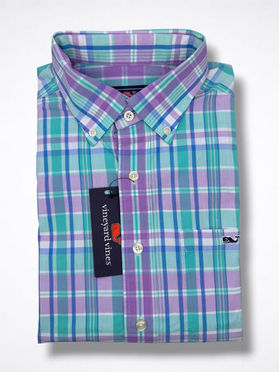 Camisa Vineyard Vines Classic Fit Manga Corta Talla S